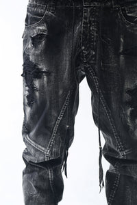 1902-PT06B Discharged Crush Pants