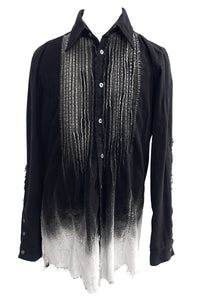 2502-SH04 White Flame Layered Flannel Shirt