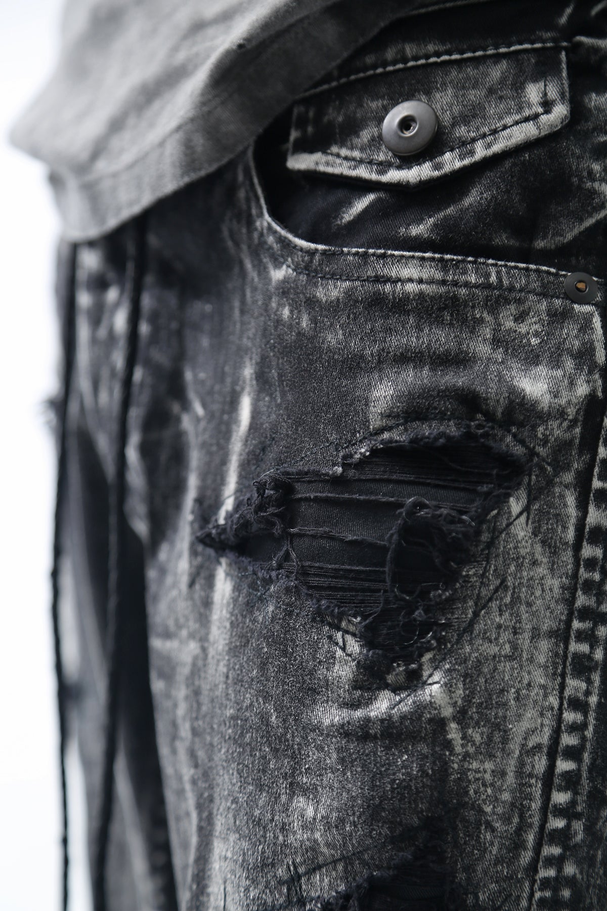 1902-PT06B Discharged Crush Pants