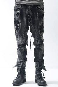 1902-PT06B Discharged Crush Pants
