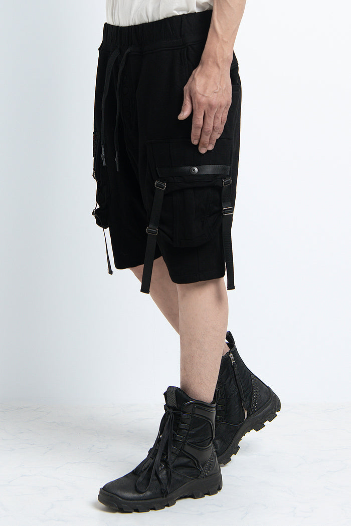 2401-PT06 Black Raven Shorts 05 Black