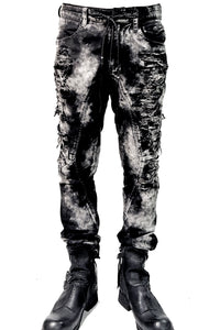 2502-PT01A Discharged Stretch Twill Pants