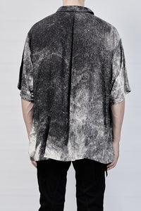2001-SH02D Powder Storm Rayon Box Shirt - Black