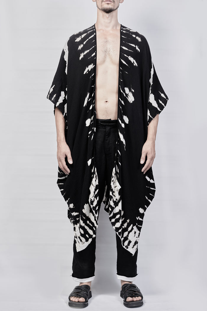 2301-GL04 Cross X Long Gown - Black