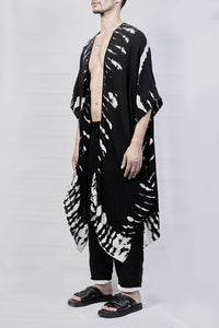 2301-GL04 Cross X Long Gown - Black