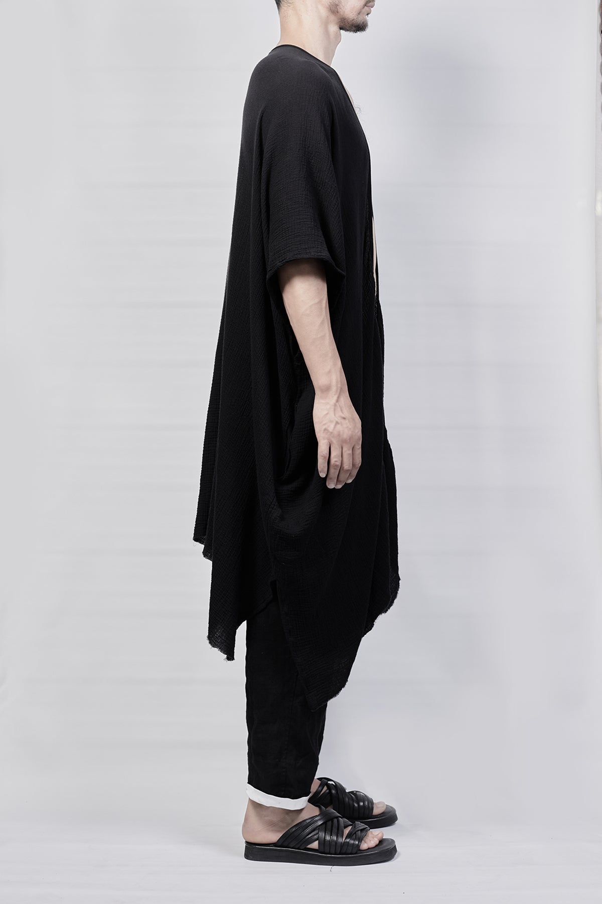 2301-GL05 Monolith Long Gown - Black