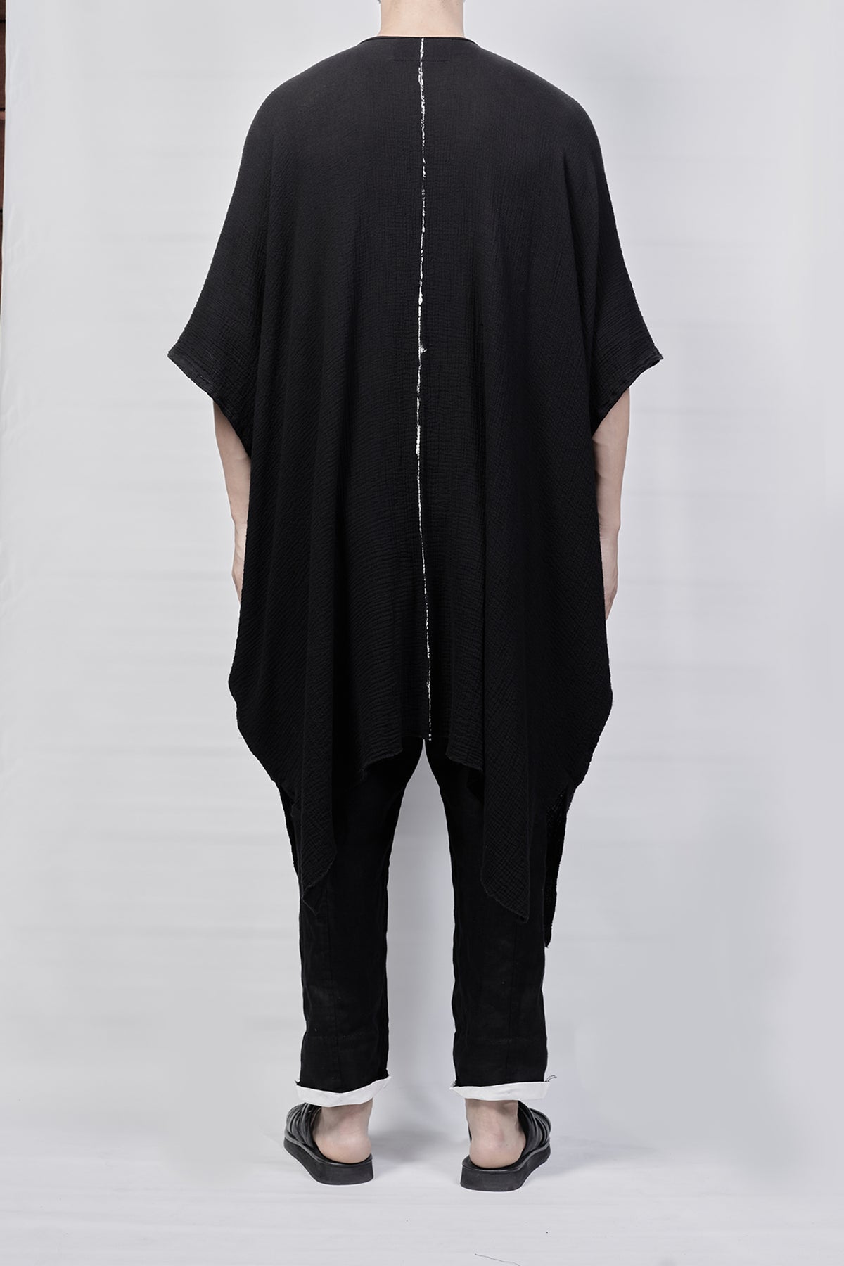 2301-GL05 Monolith Long Gown - Black