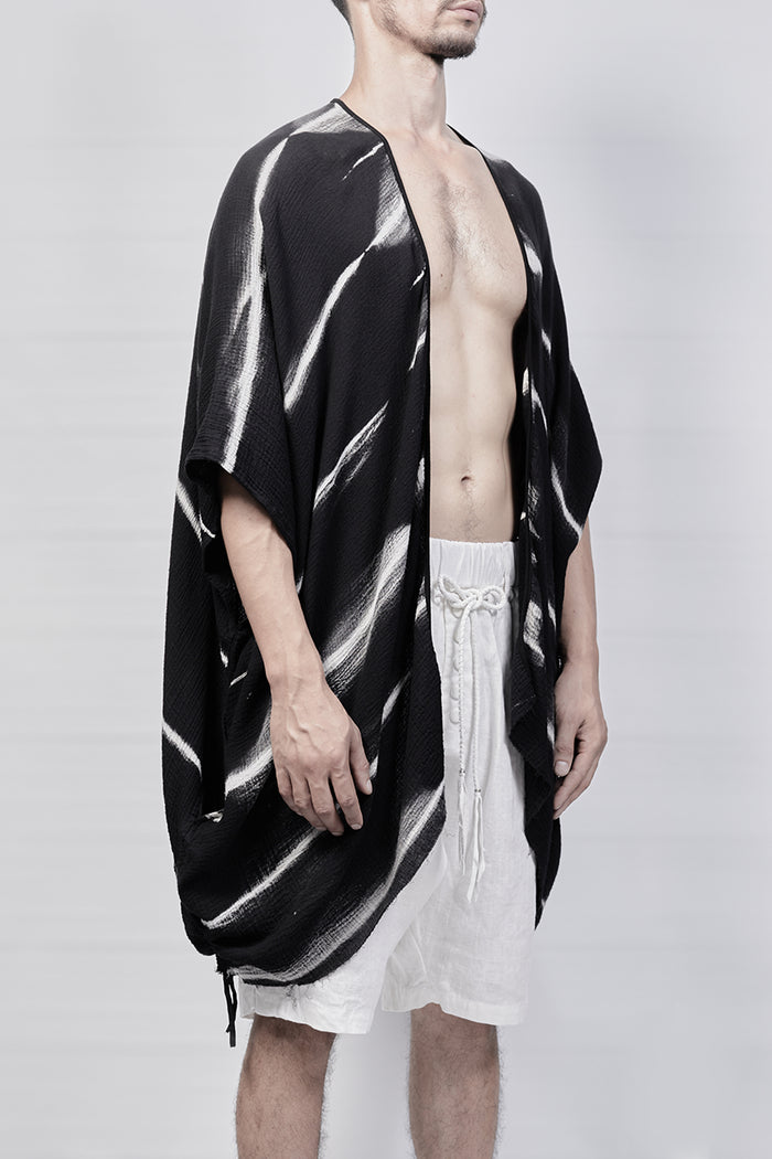 2301-GS02 Tesla Short Gown - Black