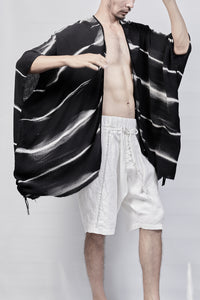 2301-GS02 Tesla Short Gown - Black