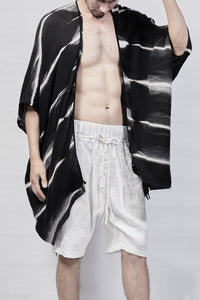 2301-GS02 Tesla Short Gown - Black