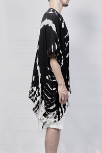 2301-GS04 Cross X Short Gown - Black