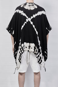 2301-GS04 Cross X Short Gown - Black