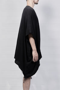 2301-GS05 Monolith Short Gown - Black