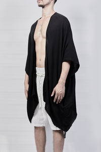 2301-GS05 Monolith Short Gown - Black