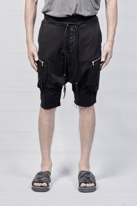 2102-PT04 Double Pocket Short - Black