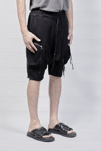 2102-PT04 Double Pocket Short - Black