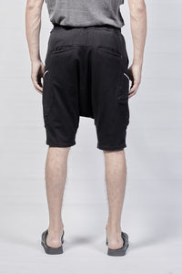 2102-PT04 Double Pocket Short - Black
