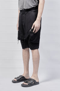 2102-PT04 Double Pocket Short - Black