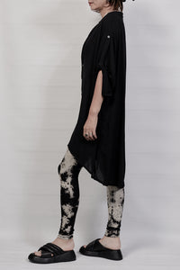 2301-SH03 Long Shirt - Black