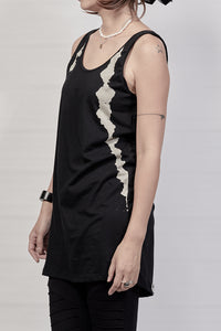 2301-CT02 Cross Tank Top - Black