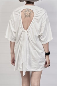 2301-CT03 Back Hole Cut - White