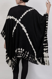 2301-GS04 Cross X Short Gown - Black