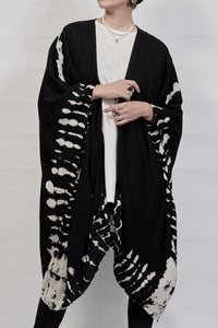 2301-GS04 Cross X Short Gown - Black