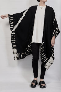 2301-GS04 Cross X Short Gown - Black