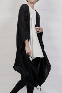 2301-GS05 Monolith Short Gown - Black