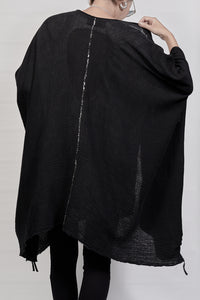 2301-GS05 Monolith Short Gown - Black