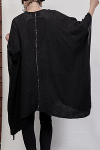 2301-GS05 Monolith Short Gown - Black