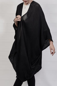 2301-GS05 Monolith Short Gown - Black