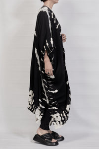 2301-GL04 Cross X Long Gown - Black