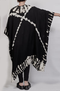 2301-GL04 Cross X Long Gown - Black