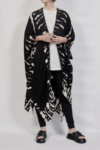 2301-GL04 Cross X Long Gown - Black