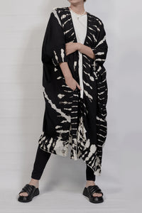 2301-GL04 Cross X Long Gown - Black