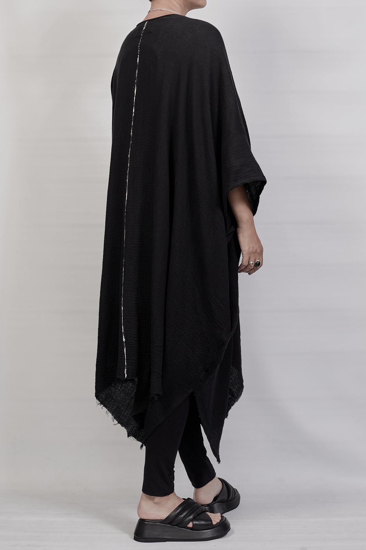 2301-GL05 Monolith Long Gown - Black