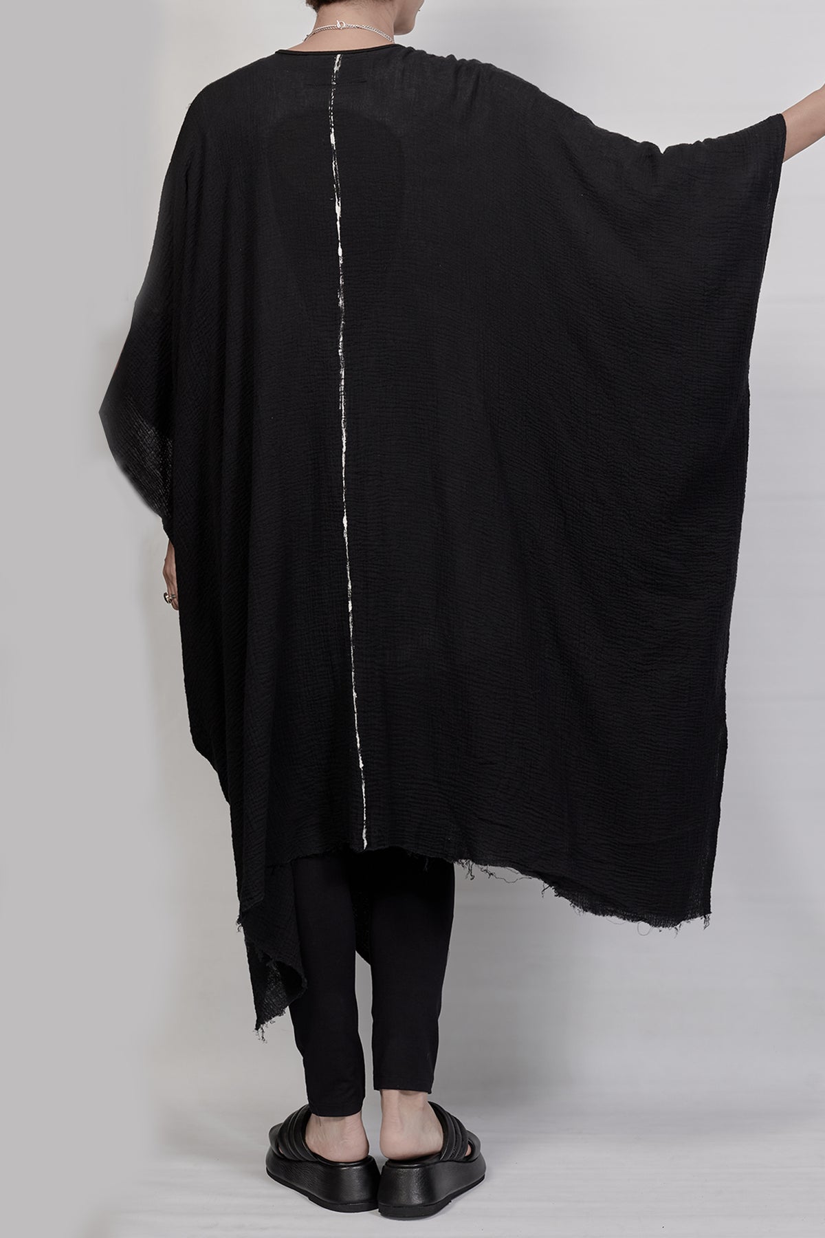 2301-GL05 Monolith Long Gown - Black