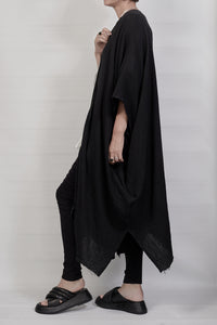 2301-GL05 Monolith Long Gown - Black