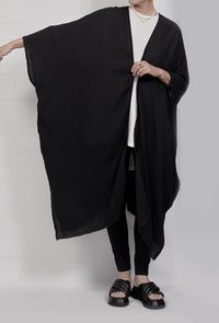 2301-GL05 Monolith Long Gown - Black