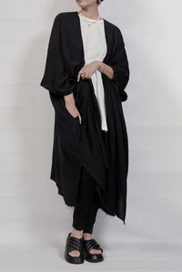 2301-GL05 Monolith Long Gown - Black