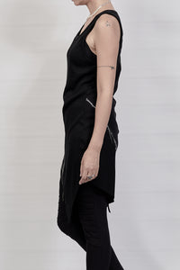 2302-OP03 Cotton Rib OP - Black