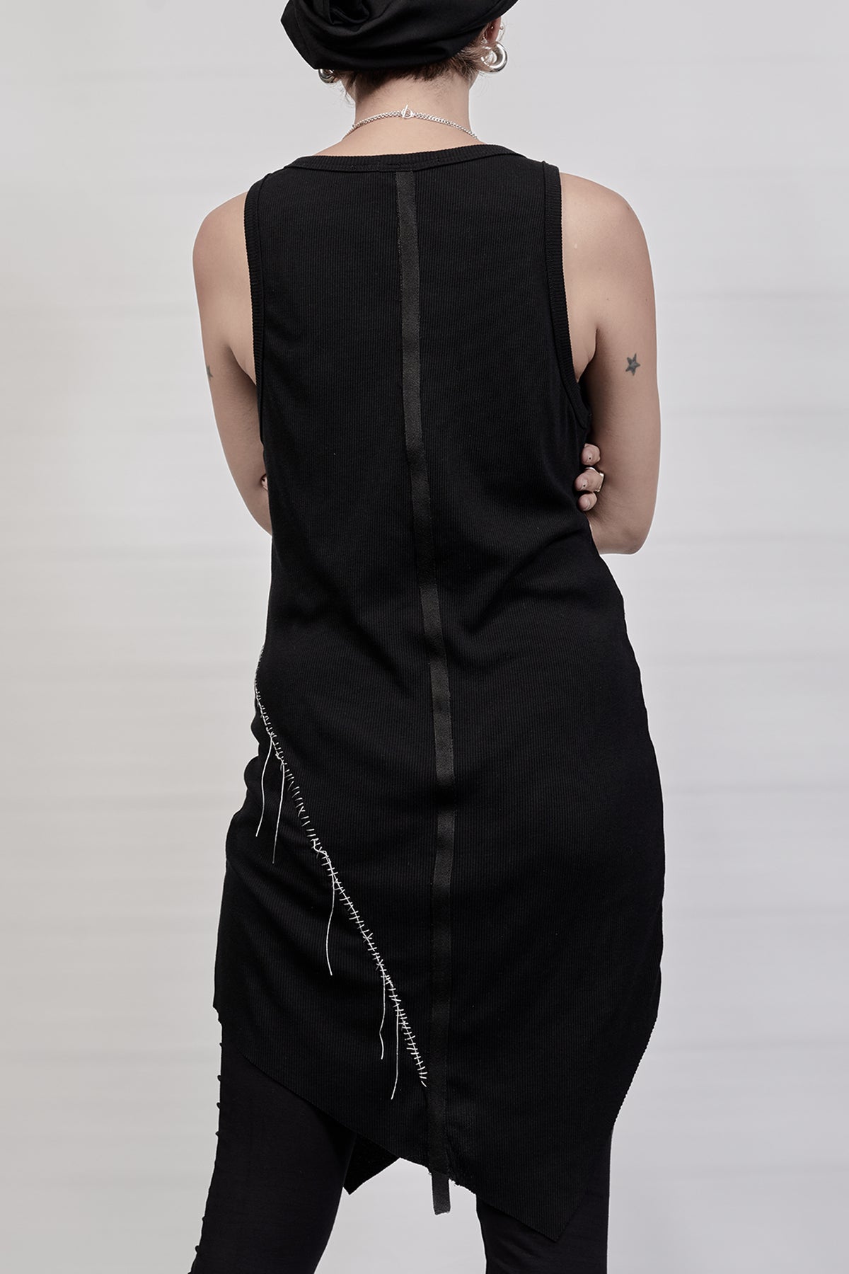 2302-OP03 Cotton Rib OP - Black