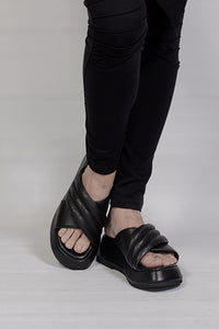 2301-BO02 Cross Sandal - Black