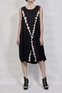 2302-OP01 Rayon Cross OP 01 - Black