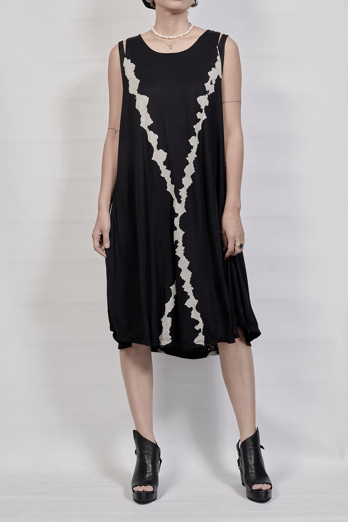 2302-OP01 Rayon Cross OP 01 - Black