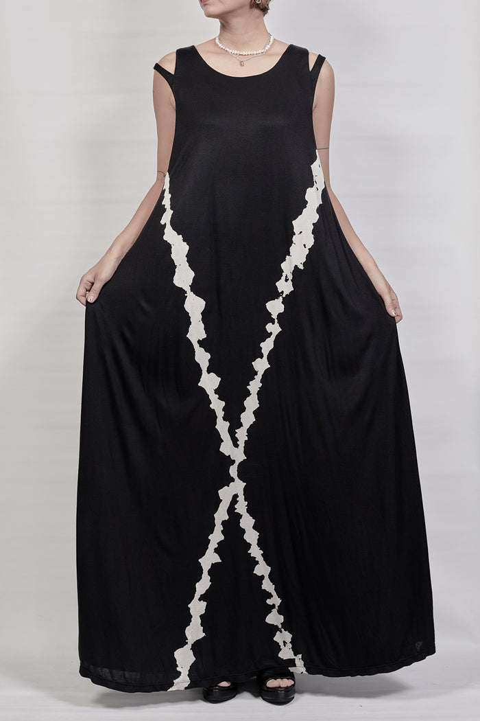 2302-OP02 Rayon Cross OP 02 - Black