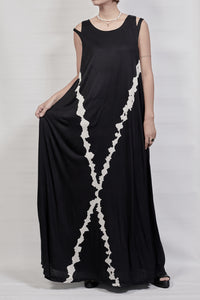 2302-OP02 Rayon Cross OP 02 - Black