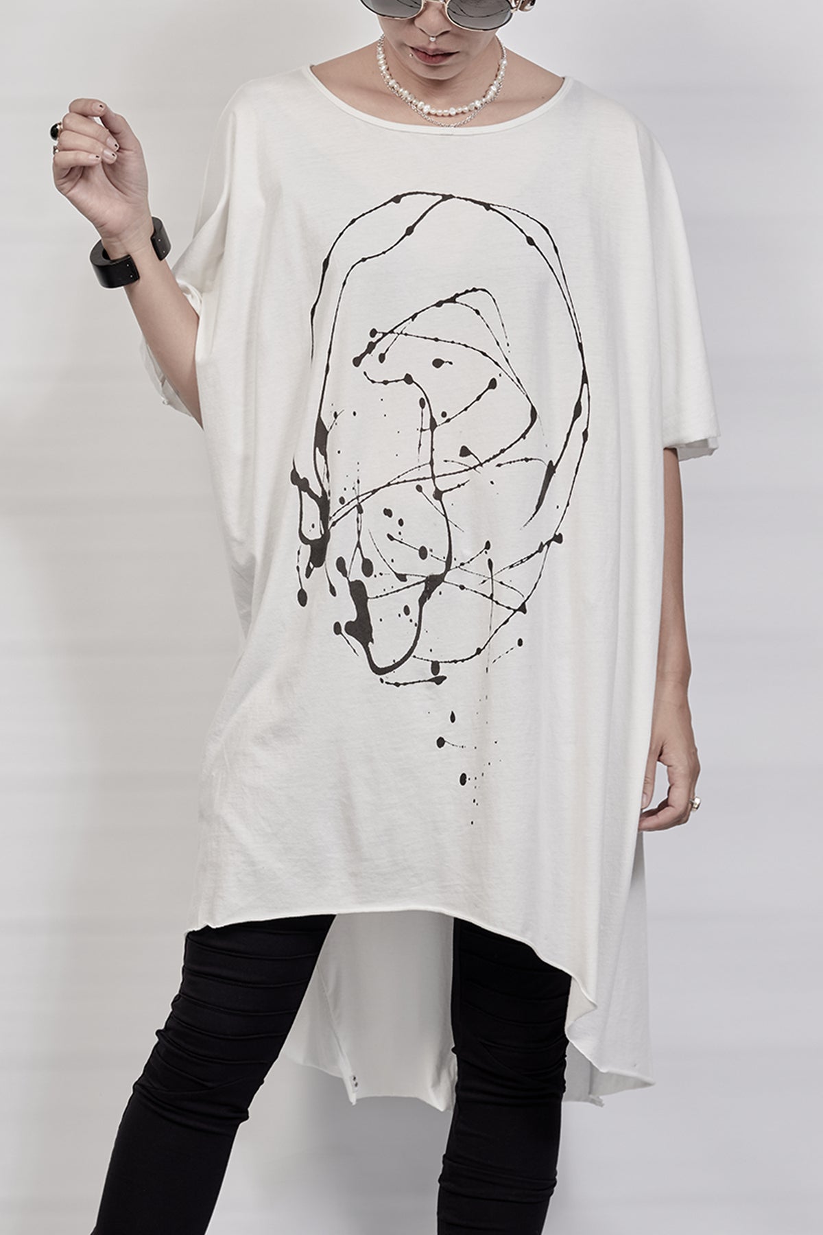 2302-CT01 Oversized Cut - White