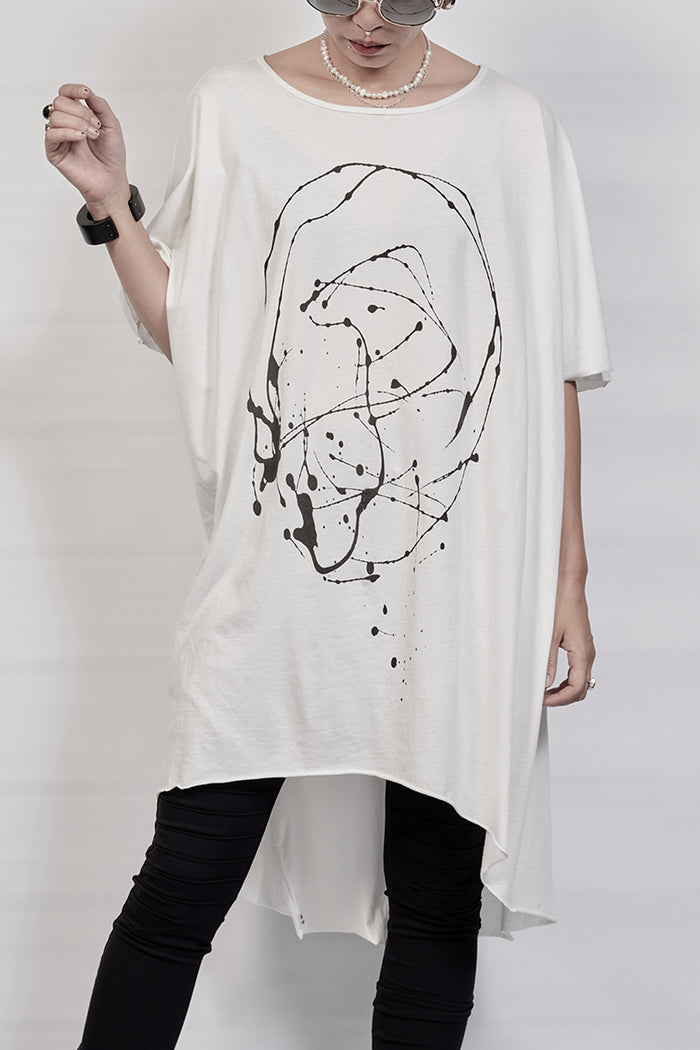 2302-CT01 Oversized Cut - White